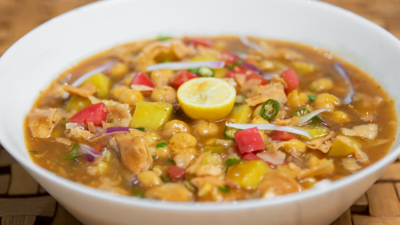 Kathiwaari Chana Chaat